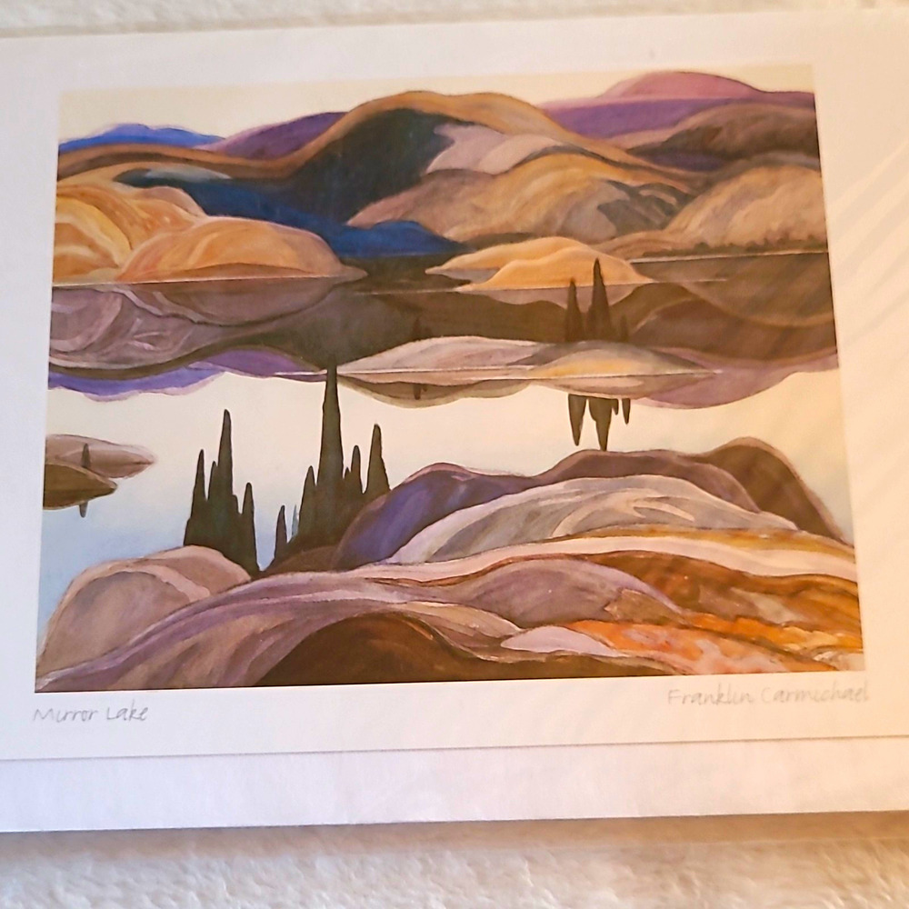 Franklin Carmichael Mirror Lake Art Print Group of Seven Canadian Landscape